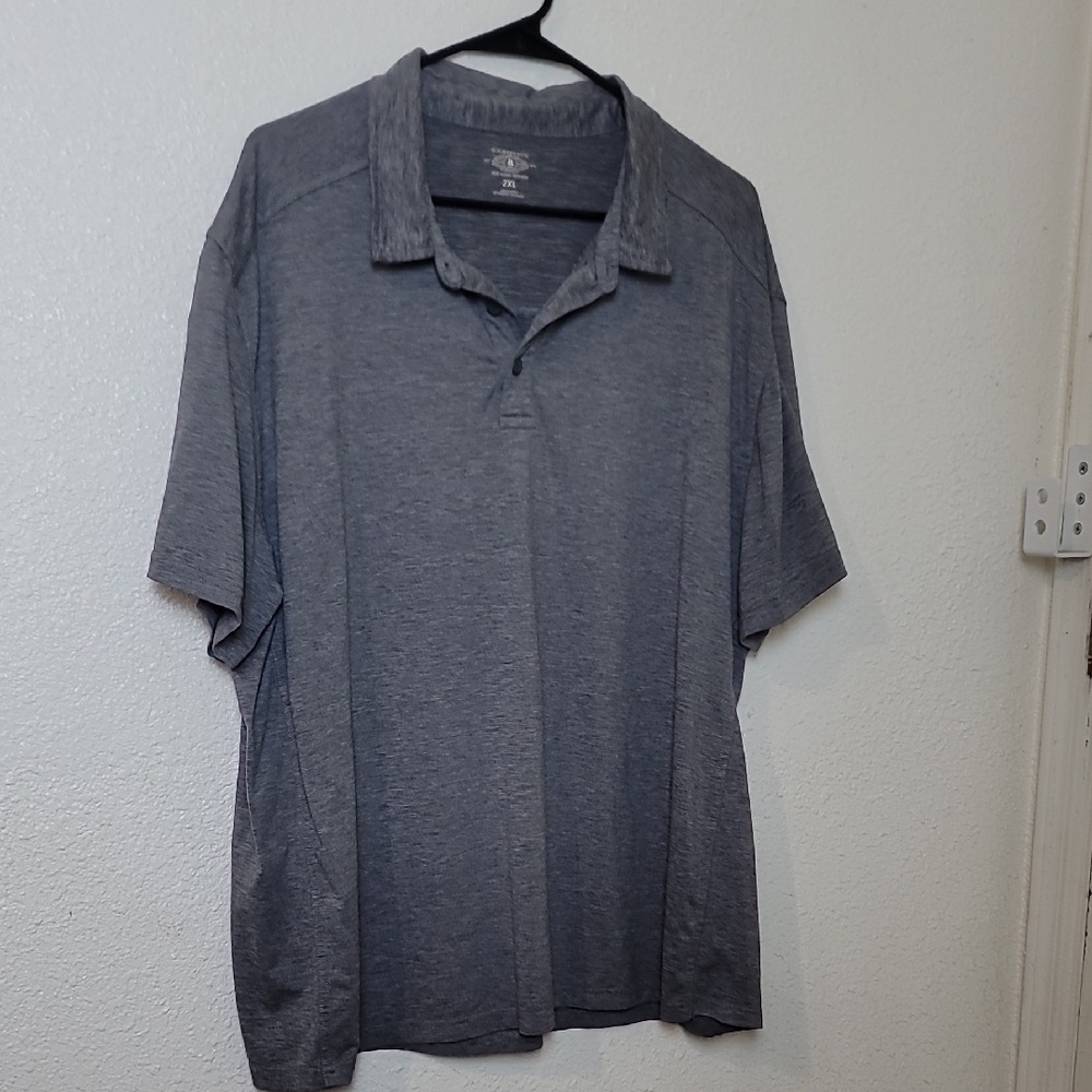 G.H. Bass & Co. Heather Gray Polo Shirt for Men